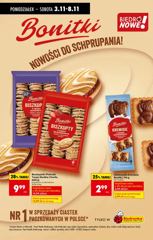 Biedronka - gazetka promocyjna Od poniedziałku, Z ladą tradycyjną od poniedziałku 03.11 do niedzieli 09.11 - strona 62
