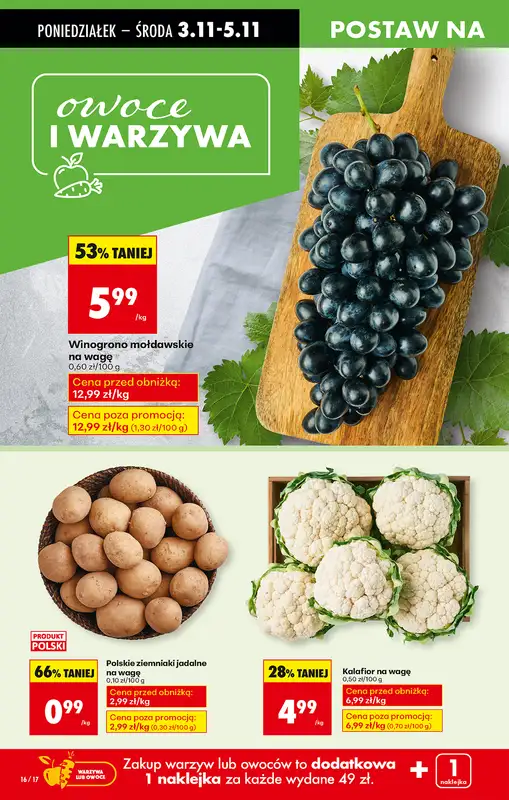 Biedronka - gazetka promocyjna Od poniedziałku, Z ladą tradycyjną od poniedziałku 03.11 do niedzieli 09.11 - strona 18