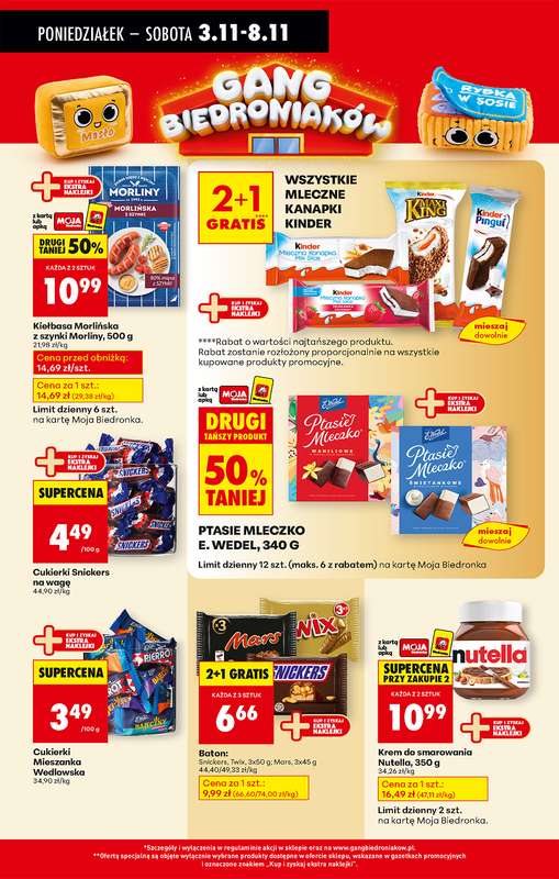 Biedronka - gazetka promocyjna Od poniedzia艂ku, Z lad膮 tradycyjn膮 od poniedzia艂ku 03.11 do niedzieli 09.11 - strona 46 Biedronka - gazetka promocyjna Od poniedzia艂ku, Z lad膮 tradycyjn膮 od poniedzia艂ku 03.11 do niedzieli 09.11 - strona 46