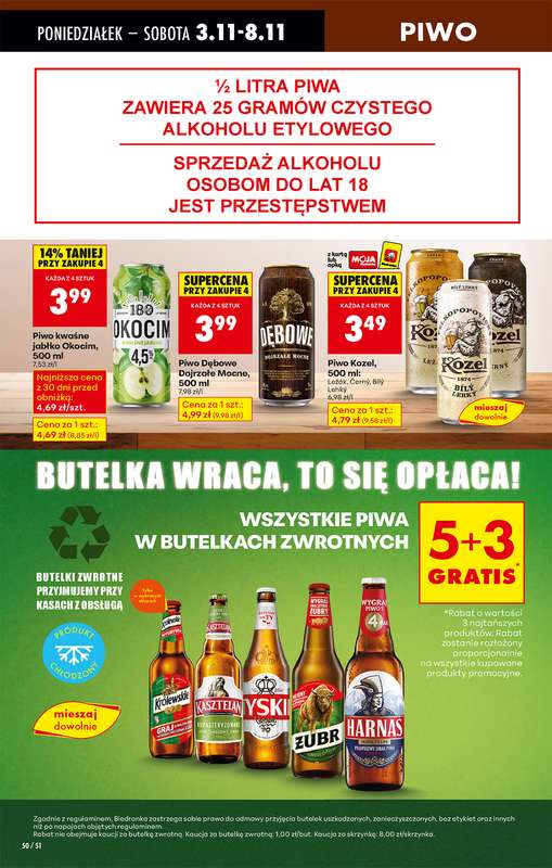 Biedronka - gazetka promocyjna Od poniedziałku, Z ladą tradycyjną od poniedziałku 03.11 do niedzieli 09.11 - strona 70