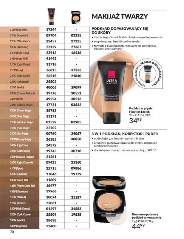 AVON - gazetka promocyjna Katalog Listopad 2025 od niedzieli 02.11 do niedzieli 30.11 - strona 70
