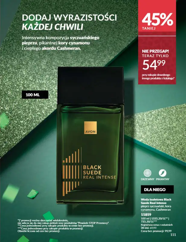 AVON - gazetka promocyjna Katalog Listopad 2025 od niedzieli 02.11 do niedzieli 30.11 - strona 111