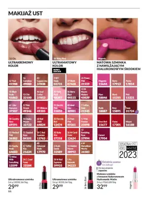 AVON - gazetka promocyjna Katalog Listopad 2025 od niedzieli 02.11 do niedzieli 30.11 - strona 66
