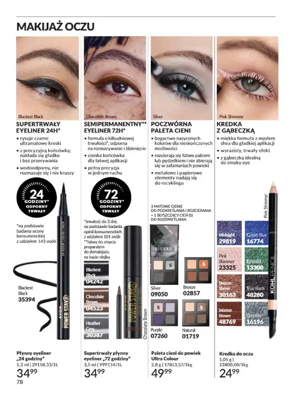 AVON - gazetka promocyjna Katalog Listopad 2025 od niedzieli 02.11 do niedzieli 30.11 - strona 78
