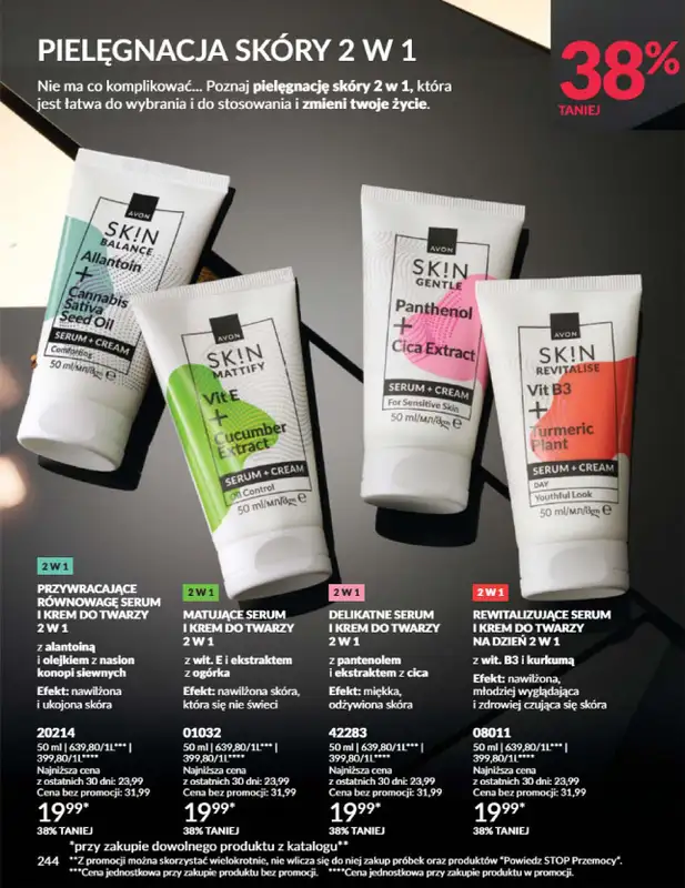 AVON - gazetka promocyjna Katalog Listopad 2025 od niedzieli 02.11 do niedzieli 30.11 - strona 244
