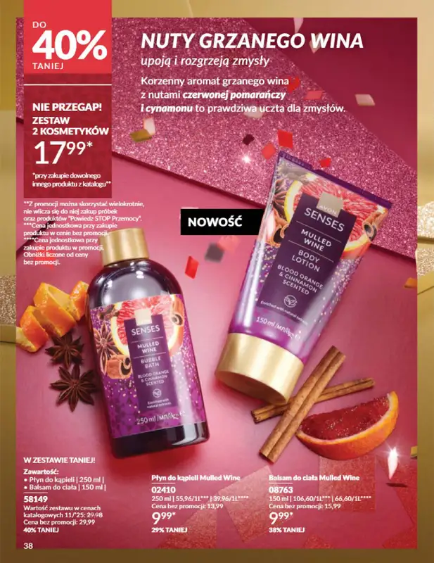 AVON - gazetka promocyjna Katalog Listopad 2025 od niedzieli 02.11 do niedzieli 30.11 - strona 38