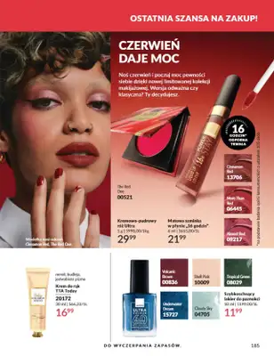 AVON - gazetka promocyjna Katalog Listopad 2025 od niedzieli 02.11 do niedzieli 30.11 - strona 185