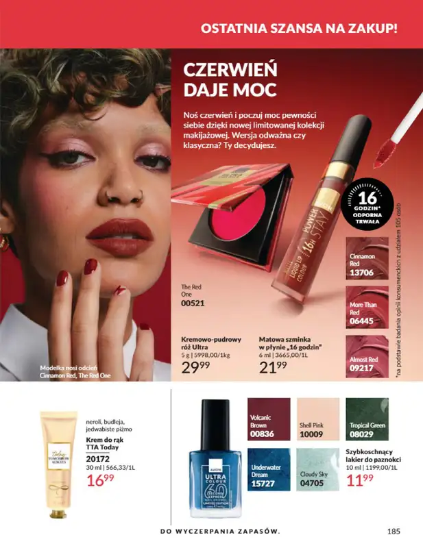 AVON - gazetka promocyjna Katalog Listopad 2025 od niedzieli 02.11 do niedzieli 30.11 - strona 185