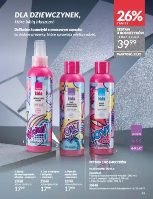 AVON - gazetka promocyjna Katalog Listopad 2025 od niedzieli 02.11 do niedzieli 30.11 - strona 43