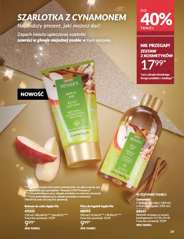 AVON - gazetka promocyjna Katalog Listopad 2025 od niedzieli 02.11 do niedzieli 30.11 - strona 39