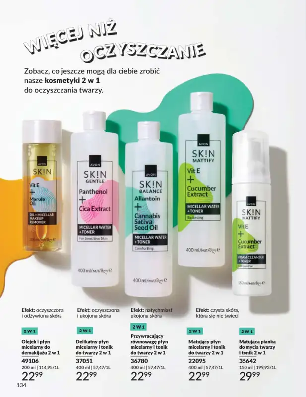 AVON - gazetka promocyjna Katalog Listopad 2025 od niedzieli 02.11 do niedzieli 30.11 - strona 134
