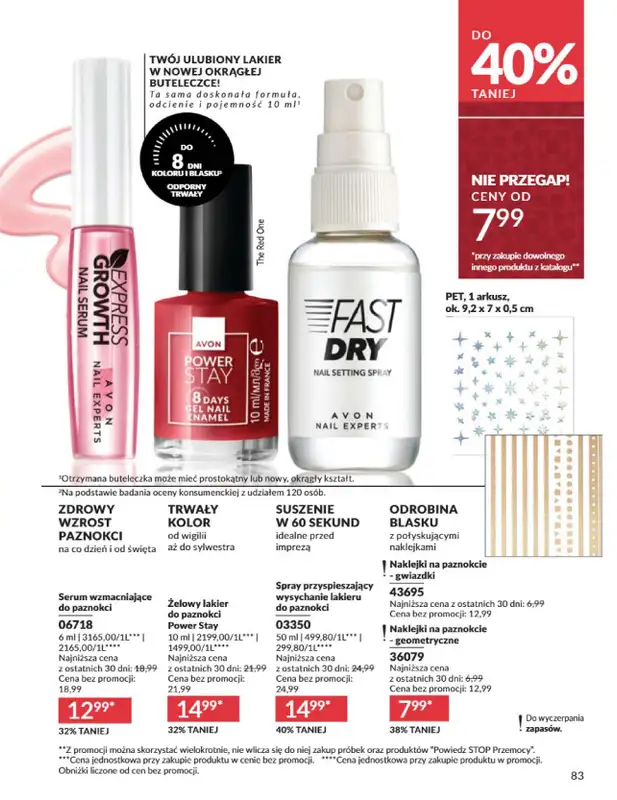 AVON - gazetka promocyjna Katalog Listopad 2025 od niedzieli 02.11 do niedzieli 30.11 - strona 83