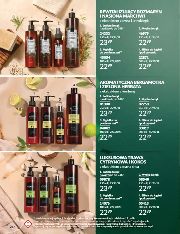 AVON - gazetka promocyjna Katalog Listopad 2025 od niedzieli 02.11 do niedzieli 30.11 - strona 216