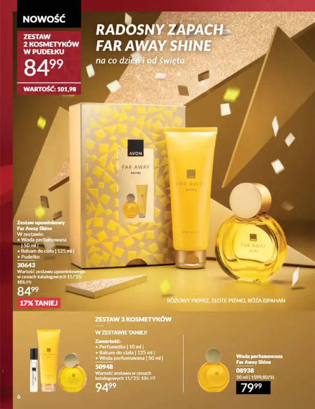 AVON - gazetka promocyjna Katalog Listopad 2025 od niedzieli 02.11 do niedzieli 30.11 - strona 6