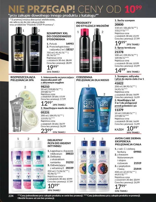 AVON - gazetka promocyjna Katalog Listopad 2025 od niedzieli 02.11 do niedzieli 30.11 - strona 224