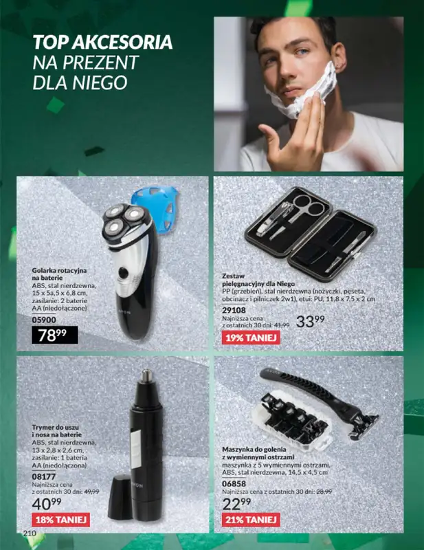 AVON - gazetka promocyjna Katalog Listopad 2025 od niedzieli 02.11 do niedzieli 30.11 - strona 210