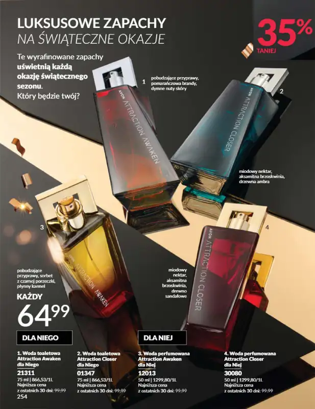 AVON - gazetka promocyjna Katalog Listopad 2025 od niedzieli 02.11 do niedzieli 30.11 - strona 254
