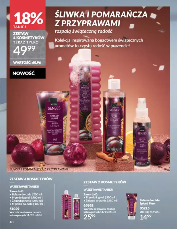 AVON - gazetka promocyjna Katalog Listopad 2025 od niedzieli 02.11 do niedzieli 30.11 - strona 40