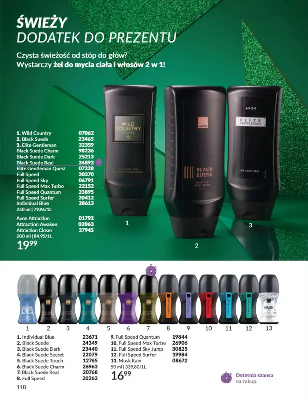 AVON - gazetka promocyjna Katalog Listopad 2025 od niedzieli 02.11 do niedzieli 30.11 - strona 118