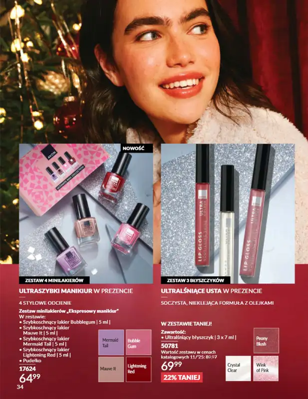 AVON - gazetka promocyjna Katalog Listopad 2025 od niedzieli 02.11 do niedzieli 30.11 - strona 34