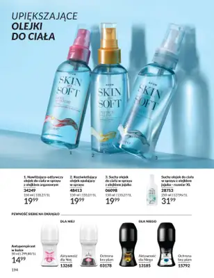 AVON - gazetka promocyjna Katalog Listopad 2025 od niedzieli 02.11 do niedzieli 30.11 - strona 194