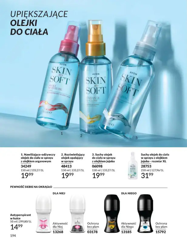 AVON - gazetka promocyjna Katalog Listopad 2025 od niedzieli 02.11 do niedzieli 30.11 - strona 194
