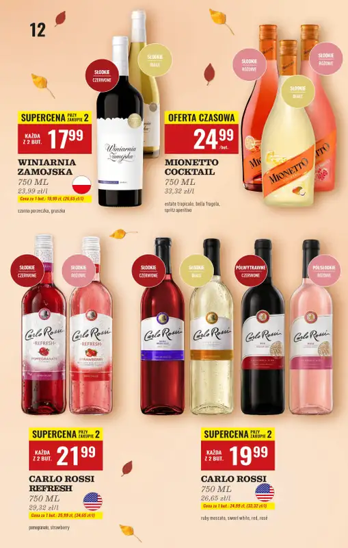 Biedronka - gazetka promocyjna Czas na Toast! od poniedziałku 03.11 do soboty 15.11 - strona 12