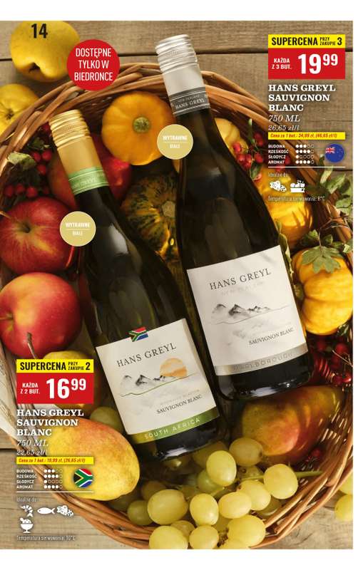 Biedronka - gazetka promocyjna Czas na Toast! od poniedziałku 03.11 do soboty 15.11 - strona 14