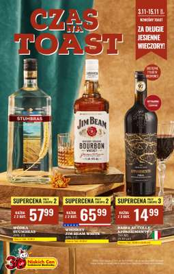 Biedronka - gazetka promocyjna Czas na Toast! od poniedziałku 03.11 do soboty 15.11