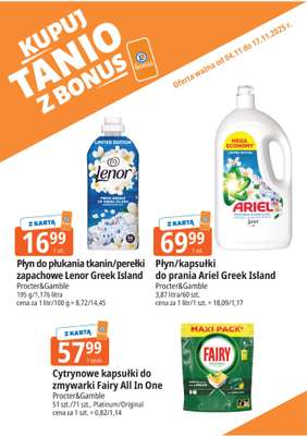 Leclerc - gazetka promocyjna Oferta E.Leclerc I Kupuj tanio z bonus od wtorku 04.11 do poniedziałku 17.11