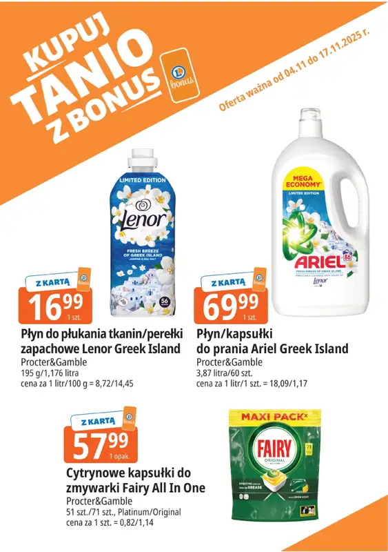 Leclerc - gazetka promocyjna Oferta E.Leclerc I Kupuj tanio z bonus  