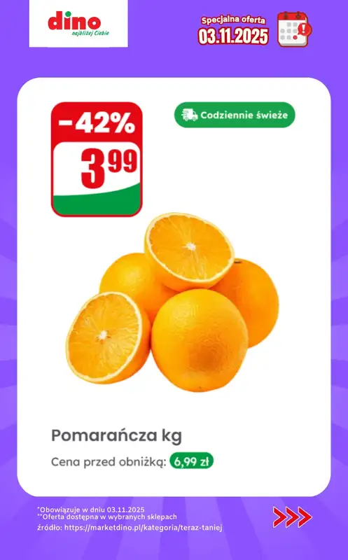 Dino - gazetka promocyjna Specjalna oferta na 03.11.2025 - promocje spoza gazetki   - strona 2