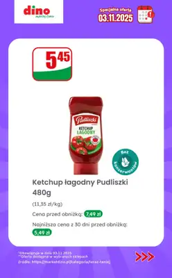 Dino - gazetka promocyjna Specjalna oferta na 03.11.2025 - promocje spoza gazetki od poniedziałku 03.11 do poniedziałku 03.11 - strona 8