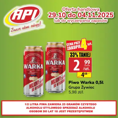 API Market - gazetka promocyjna Plakaty promocyjne od poniedziałku 03.11 do wtorku 04.11 - strona 7