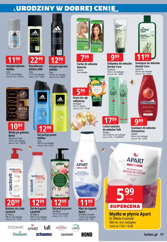 Leclerc - gazetka promocyjna Oferta Ostrołęka od wtorku 04.11 do soboty 15.11 - strona 17