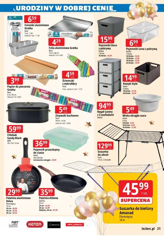 Leclerc - gazetka promocyjna Oferta Ostrołęka od wtorku 04.11 do soboty 15.11 - strona 21