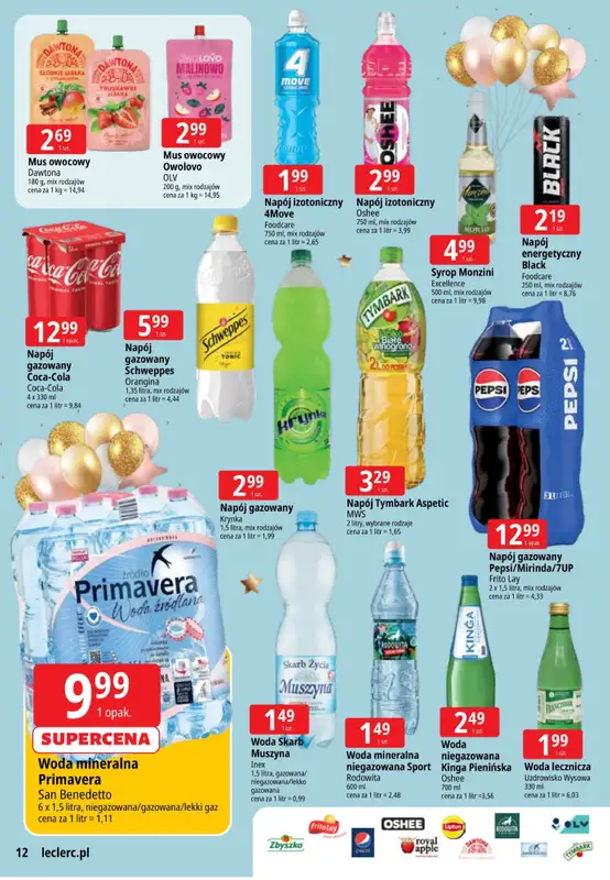 Leclerc - gazetka promocyjna Oferta Ostrołęka od wtorku 04.11 do soboty 15.11 - strona 12