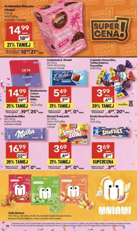 Delikatesy Centrum - gazetka promocyjna Gazetka  do środy 12.11 - strona 26