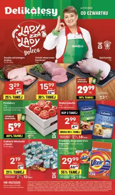 Delikatesy Centrum - gazetka promocyjna Gazetka  do środy 12.11