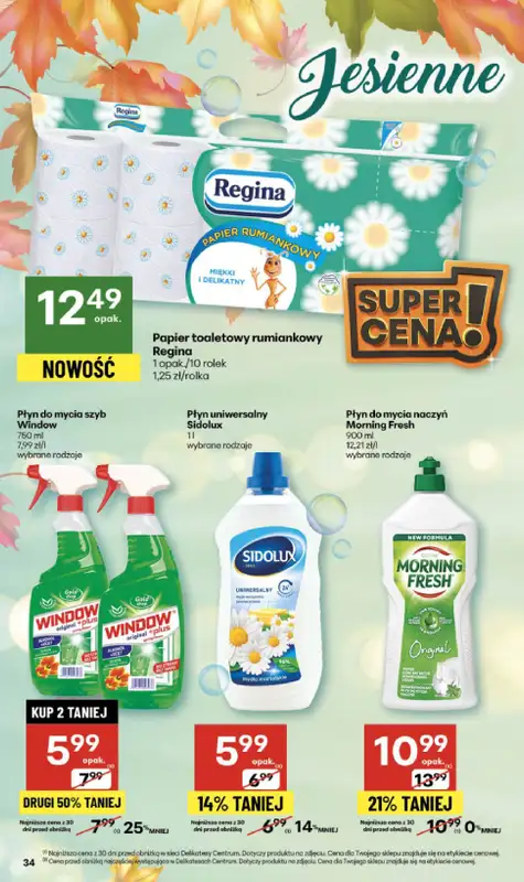 Delikatesy Centrum - gazetka promocyjna Gazetka  do środy 12.11 - strona 34