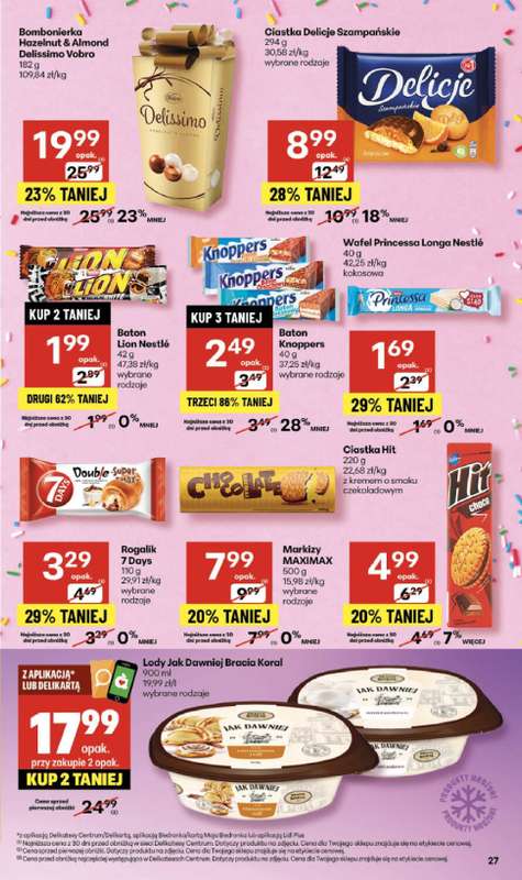 Delikatesy Centrum - gazetka promocyjna Gazetka  do środy 12.11 - strona 27