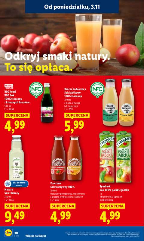 Lidl - gazetka promocyjna Oferta od poniedziałku od poniedziałku 03.11 do środy 05.11 - strona 32