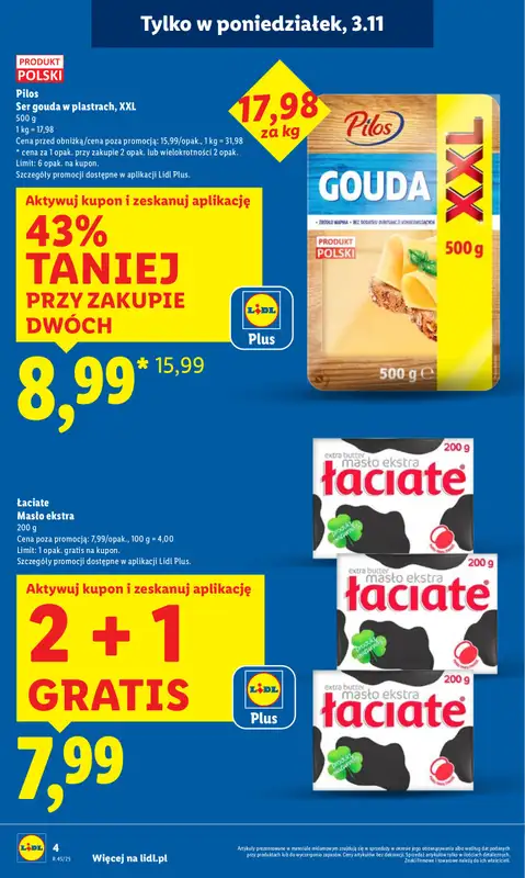 Lidl - gazetka promocyjna Oferta od poniedziałku od poniedziałku 03.11 do środy 05.11 - strona 4