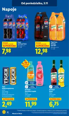 Lidl - gazetka promocyjna Oferta od poniedziałku od poniedziałku 03.11 do środy 05.11 - strona 50