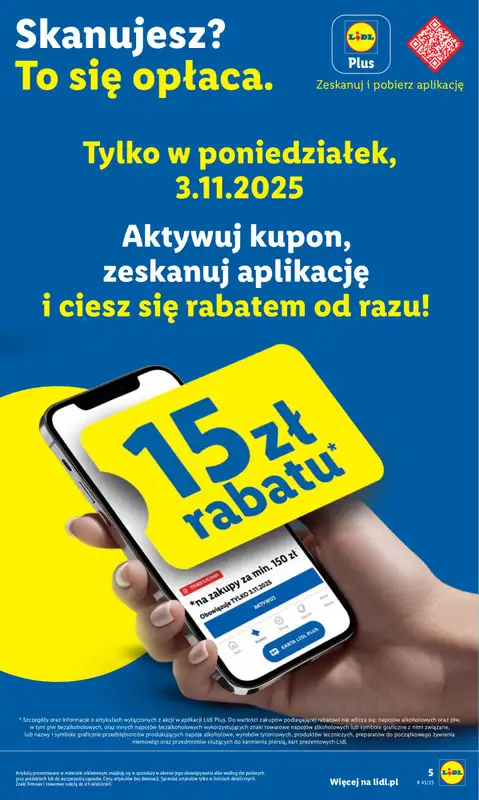 Lidl - gazetka promocyjna Oferta od poniedziałku od poniedziałku 03.11 do środy 05.11 - strona 5
