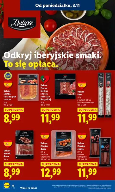 Lidl - gazetka promocyjna Oferta od poniedziałku od poniedziałku 03.11 do środy 05.11 - strona 40