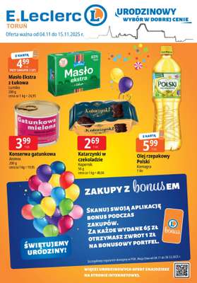 Leclerc - gazetka promocyjna Oferta Toruń od wtorku 04.11 do soboty 15.11