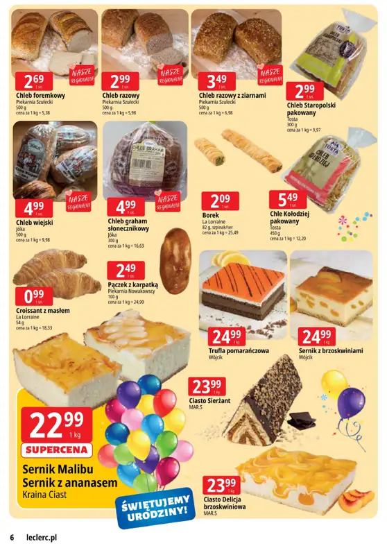 Leclerc - gazetka promocyjna Oferta Toruń od wtorku 04.11 do soboty 15.11 - strona 6