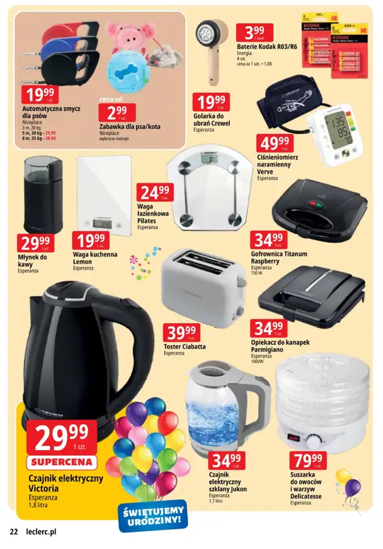 Leclerc - gazetka promocyjna Oferta Toruń od wtorku 04.11 do soboty 15.11 - strona 22