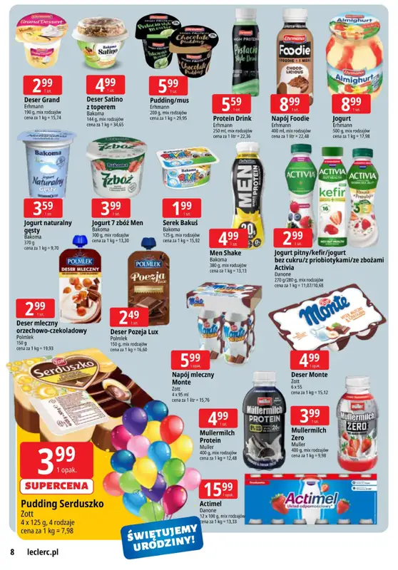 Leclerc - gazetka promocyjna Oferta Toruń od wtorku 04.11 do soboty 15.11 - strona 8